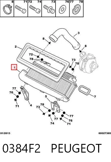 Chłodnica intercoolera Peugeot 306 7A
