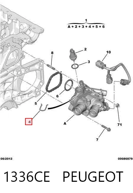 Termostat 1336CE Peugeot/Citroen