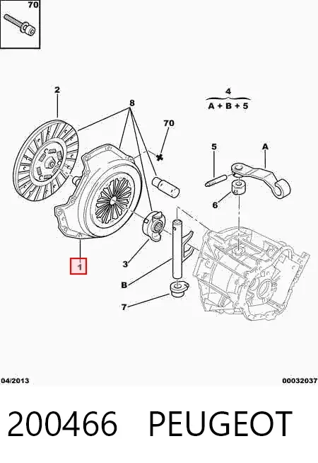 Docisk sprzęgła Fiat Scudo 220L