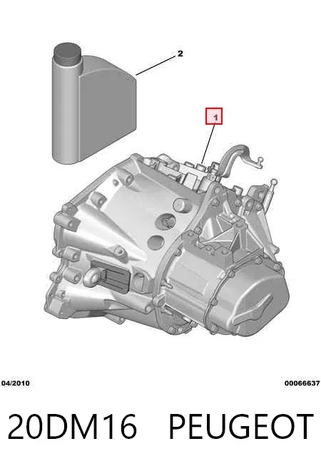 Mechaniczna skrzynia biegów w komplecie Peugeot 206 2D