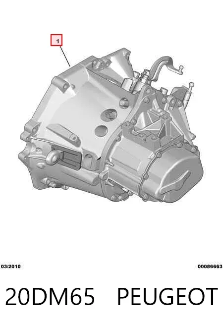 Mechaniczna skrzynia biegów w komplecie Citroen C5  III 