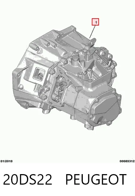 Automatyczna skrzynia biegów, kompletna Peugeot 3008 I