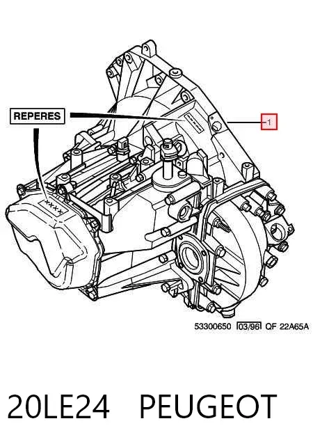 Mechaniczna skrzynia biegów w komplecie Citroen Evasion 22, U6
