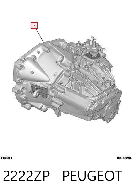 Automatyczna skrzynia biegów, kompletna 2222ZP Peugeot/Citroen