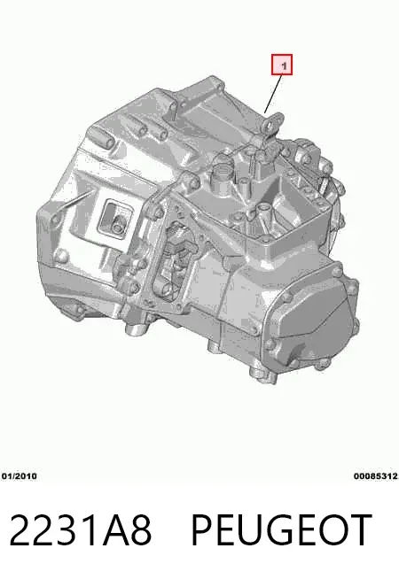 Automatyczna skrzynia biegów, kompletna 2231A8 Peugeot/Citroen