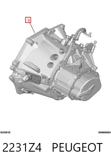 Mechaniczna skrzynia biegów w komplecie Peugeot 301 
