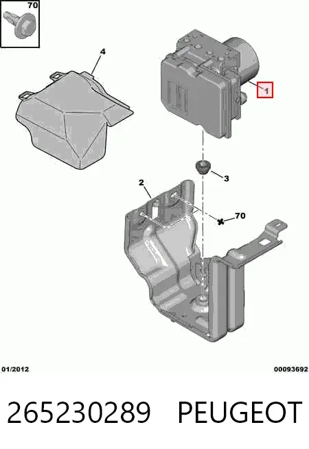 Sterownik ABS  hydrauliczny Citroen C4 GRAND PICASSO I