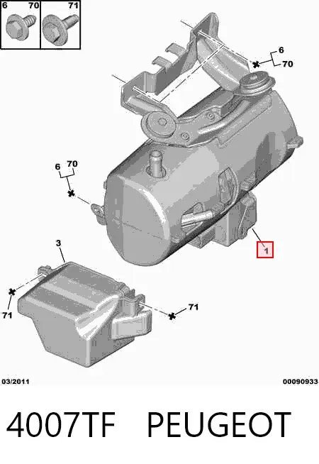 Pompa wspomagania hydraulicznego kierownicy 4007TF Peugeot/Citroen
