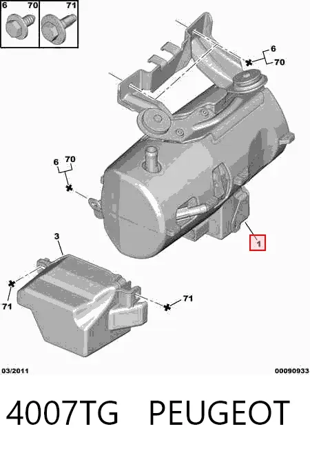 Pompa wspomagania hydraulicznego kierownicy 4007TG Peugeot/Citroen