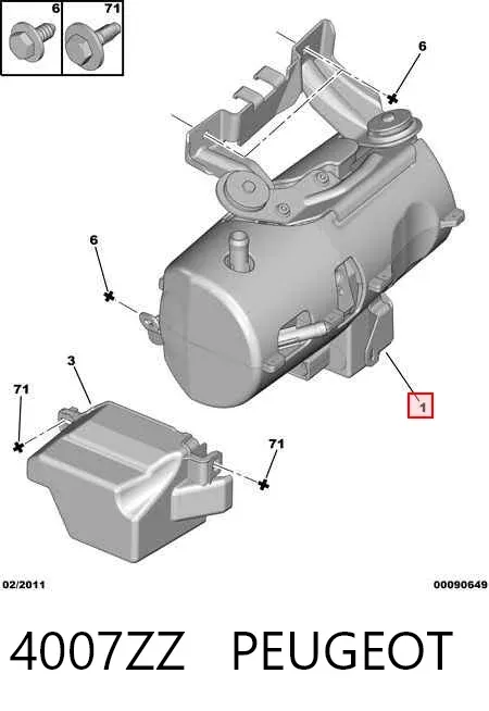 Pompa wspomagania hydraulicznego kierownicy 4007ZZ Peugeot/Citroen