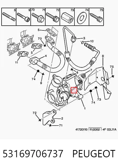 Turbina 53169706737 Peugeot/Citroen