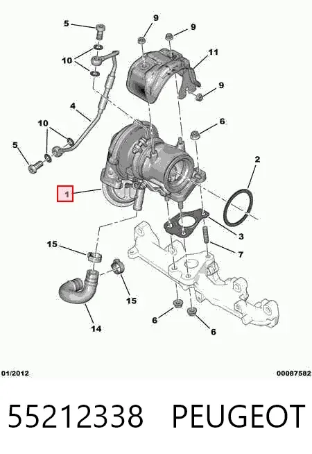 Turbina 55212338 Peugeot/Citroen