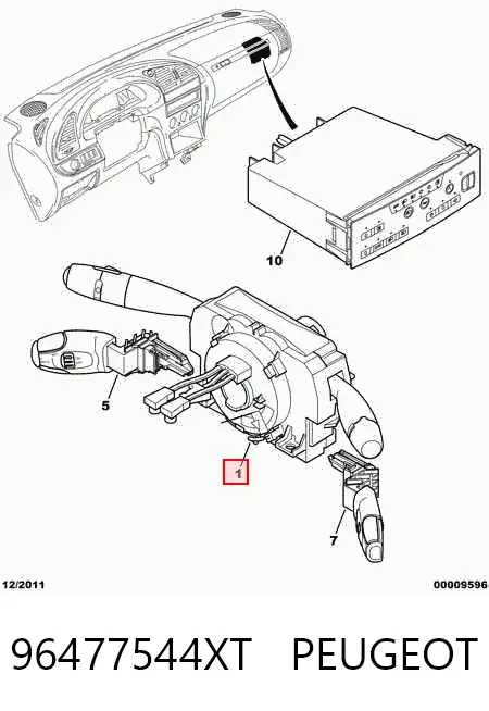 Przełącznik zespolony, w komplecie 96477544XT Peugeot/Citroen