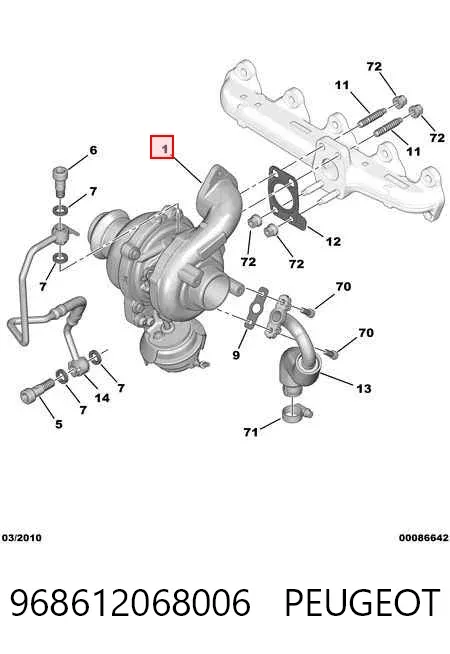 Turbina 968612068006 Peugeot/Citroen