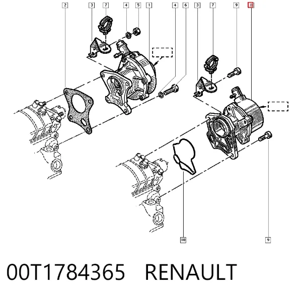 Pompa podciśnienia Renault Trafic I