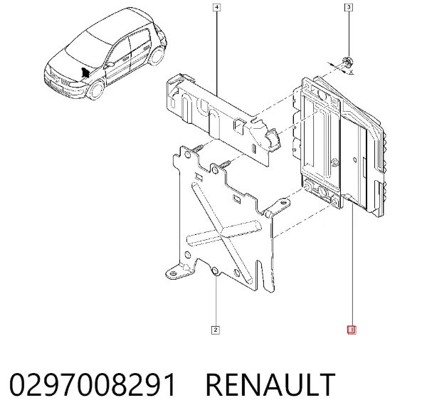 Cewka zapłonowa 0297008291 Renault (RVI)