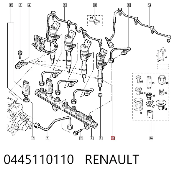 Wtryskiwacz paliwa Renault Master II