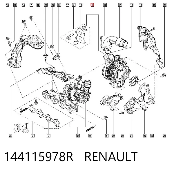 Turbina 144115978R Renault (RVI)