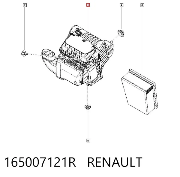 Obudowa filtra powietrza Renault Megane IV