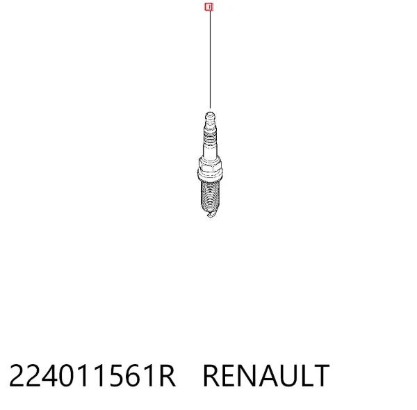 Świeca zapłonowa 224011561R Renault (RVI)