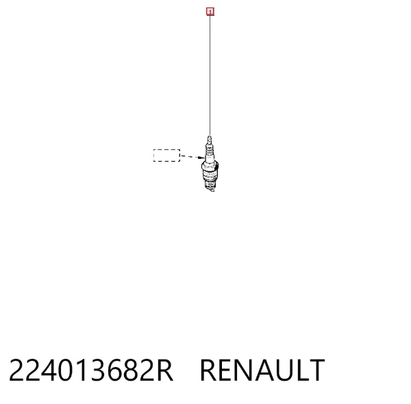 Świeca zapłonowa 224013682R Renault (RVI)