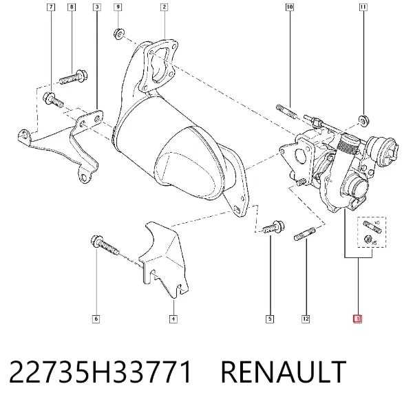 Turbina 22735H33771 Renault (RVI)