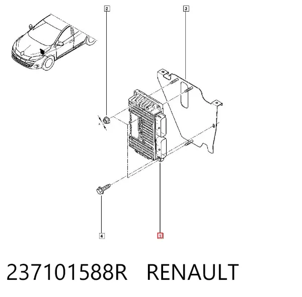 Sterownik silnika 237101588R Renault (RVI)