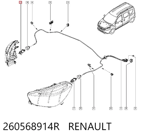 Korektor swiatel Renault SANDERO II STEPWAY