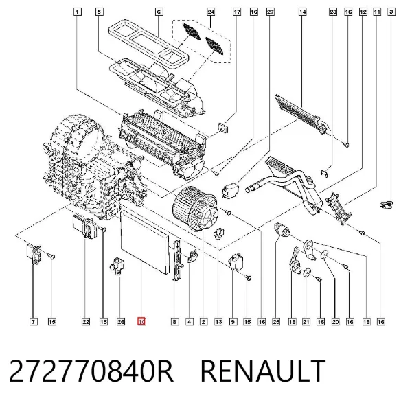 Filtr kabiny 272770840R Renault (RVI)