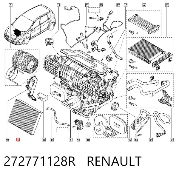 Filtr kabiny 272771128R Renault (RVI)