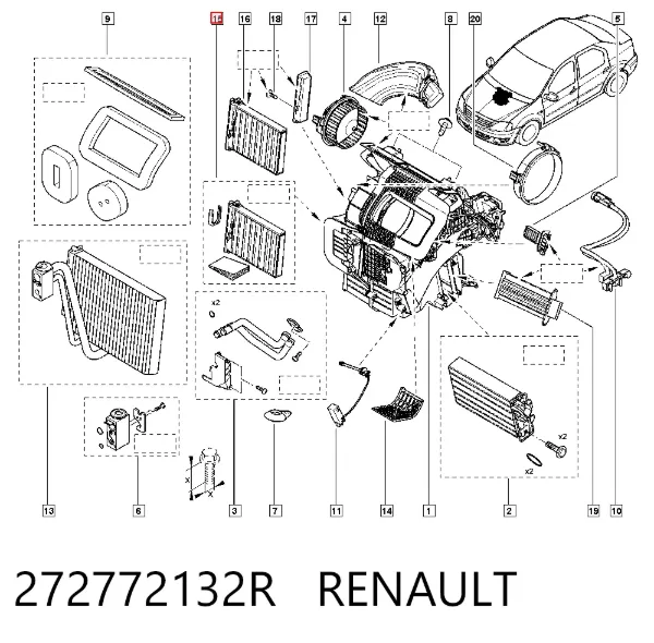 Filtr kabiny 272772132R Renault (RVI)