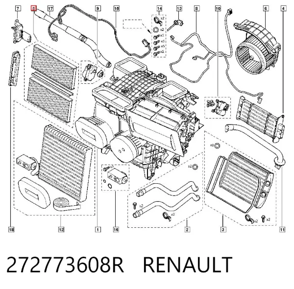 Filtr kabiny 272773608R Renault (RVI)