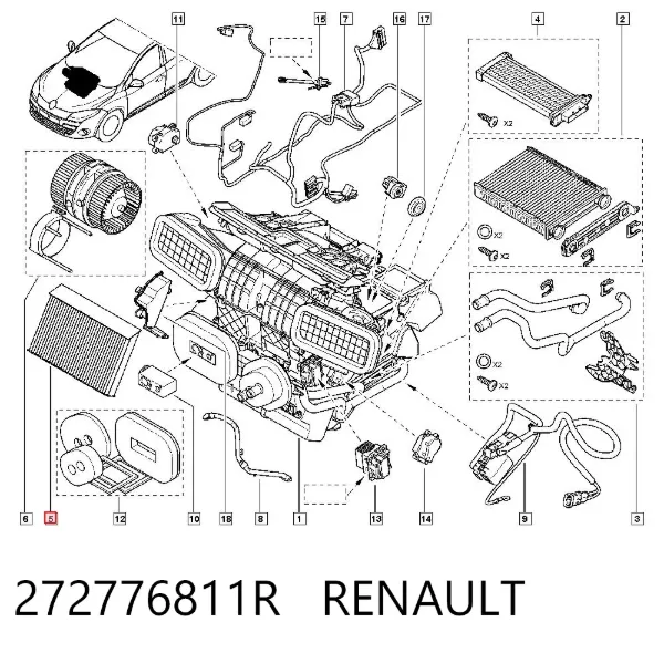 Filtr kabiny 272776811R Renault (RVI)