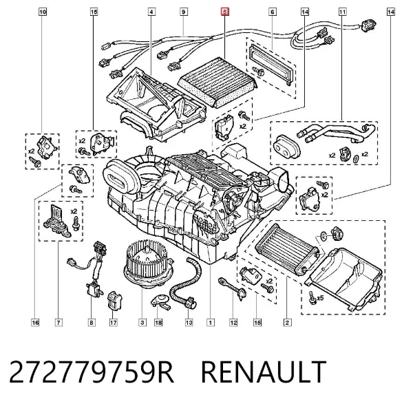 Filtr kabiny 272779759R Renault (RVI)