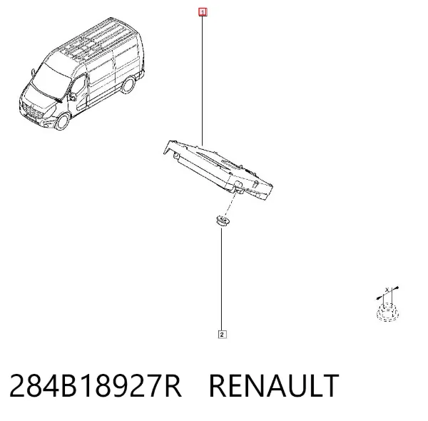 Blok komfortu 284B18927R Renault (RVI)