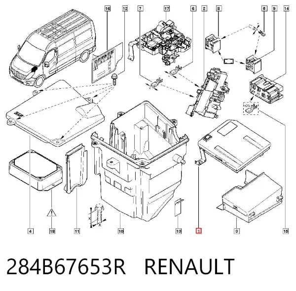 Skrzynka bezpieczników Opel Movano B