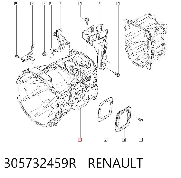 Widełki sprzęgła 305732459R Renault (RVI)