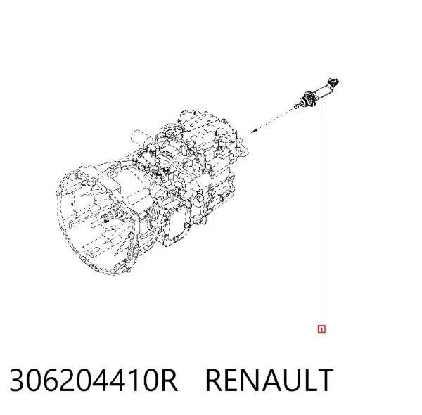 Cylinder roboczy sprzęgła Renault Master III