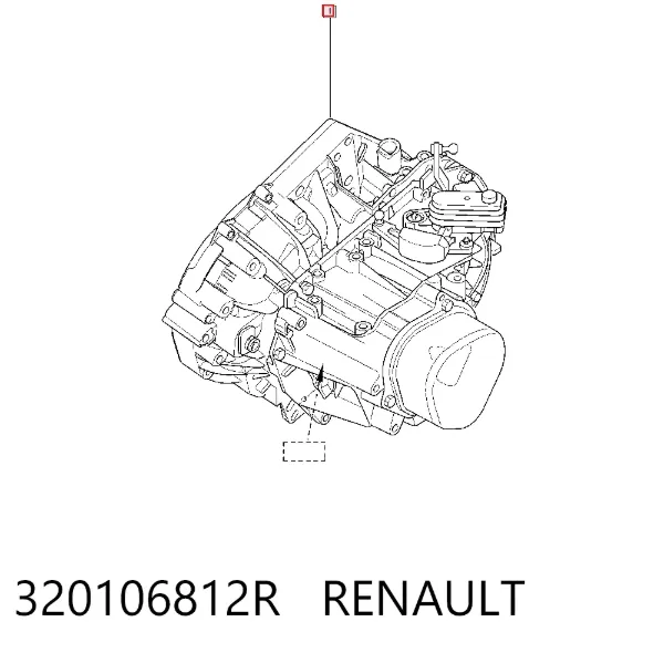 Mechaniczna skrzynia biegów w komplecie Renault Clio SYMBOL