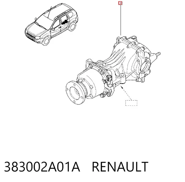 Reduktor mostu tylnego Renault DUSTER I