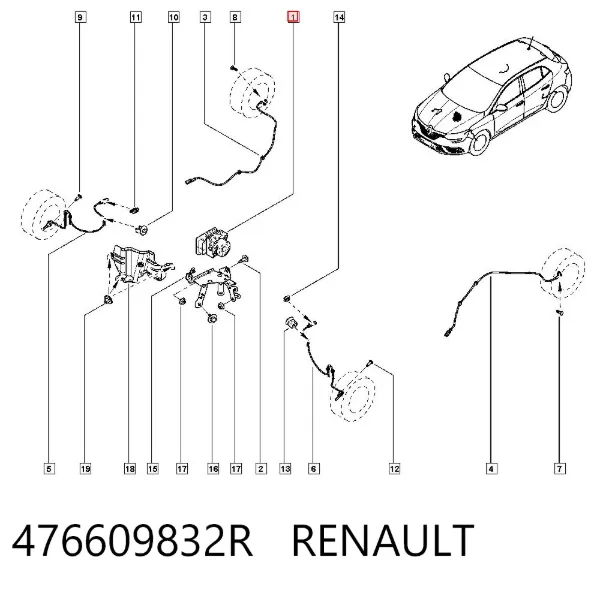 Sterownik ABS  hydrauliczny Renault Megane IV
