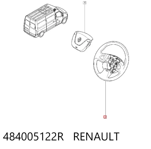 Kierownica Renault Master III