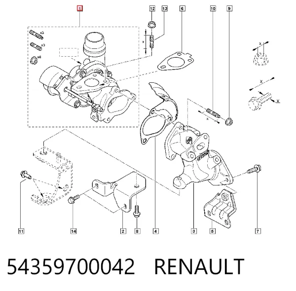 Turbina 54359700042 Renault (RVI)