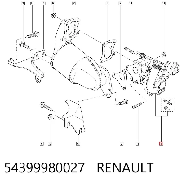Turbina 54399980027 Renault (RVI)
