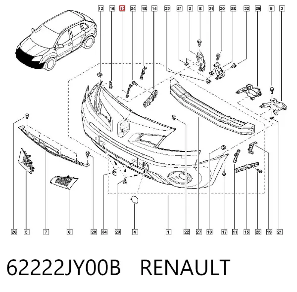  62222JY00B Renault (RVI)