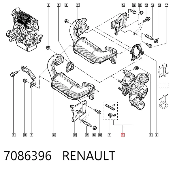 Turbina 7086396 Renault (RVI)