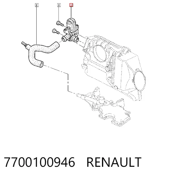 Regulator biegu jałowego 7700100946 Renault (RVI)