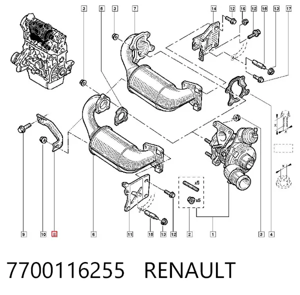  7700116255 Renault (RVI)