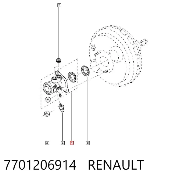 Główny cylinder hamulców Renault Vel Satis BJ0