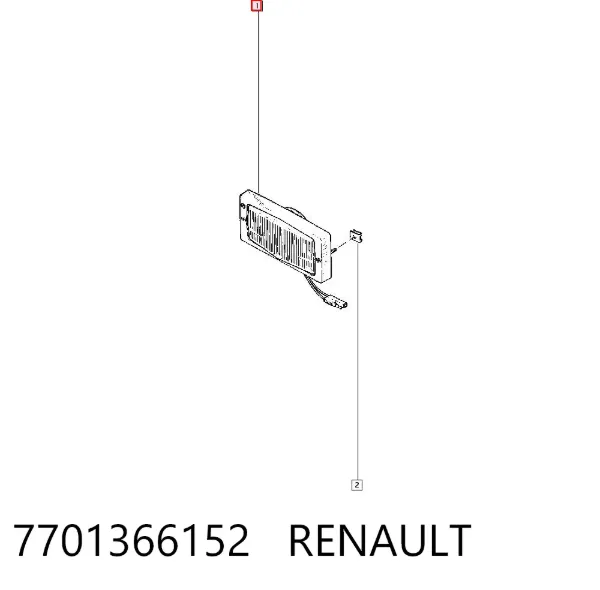 Lampa przeciwmgielna lewa/prawa Renault 19 I